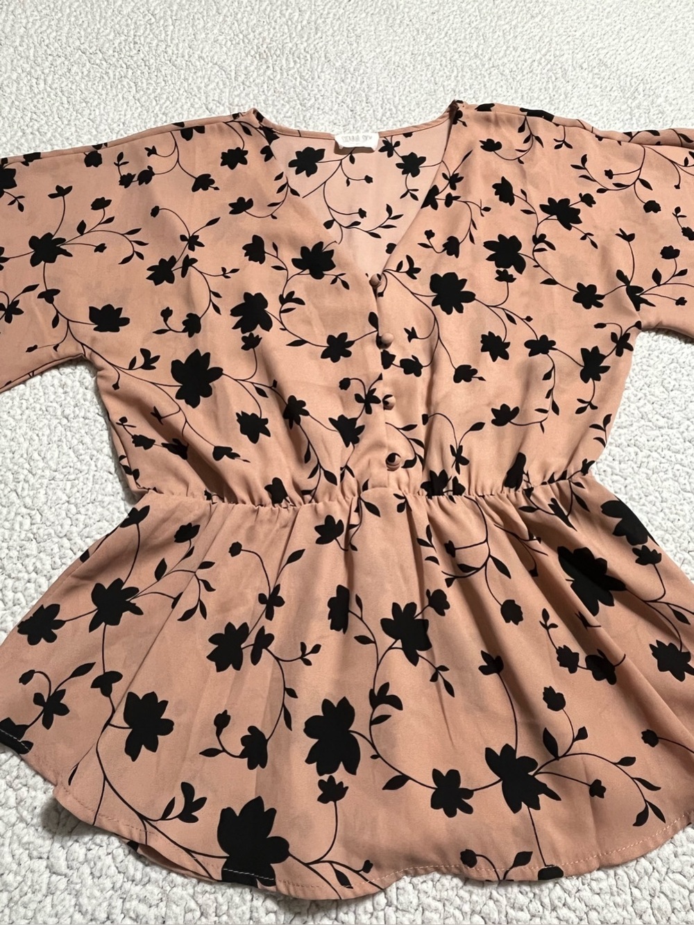 Sienna Sky Floral Peplum Blouse - Picture 8 of 12